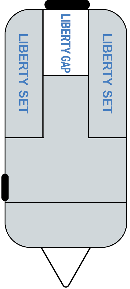 1704-G Liberty Gap 17"x 40"(Special Order, For In-Store Pick Up Only)