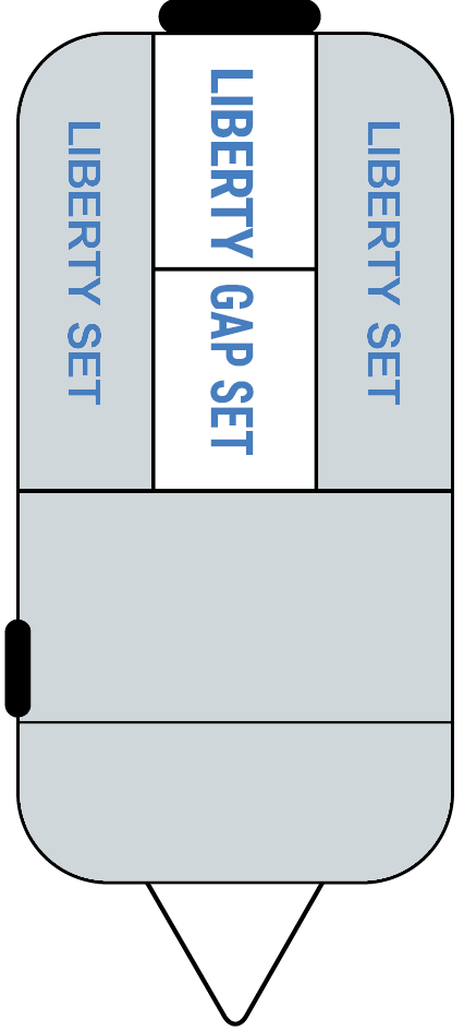 2704 Liberty Gap Set 2-Pc (Special Order, For In-Store Pick Up Only)
