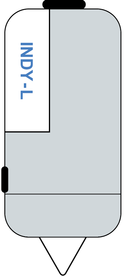1703-L Indy Left 30"x80" (Special Order, For In-Store Pick Up Only)