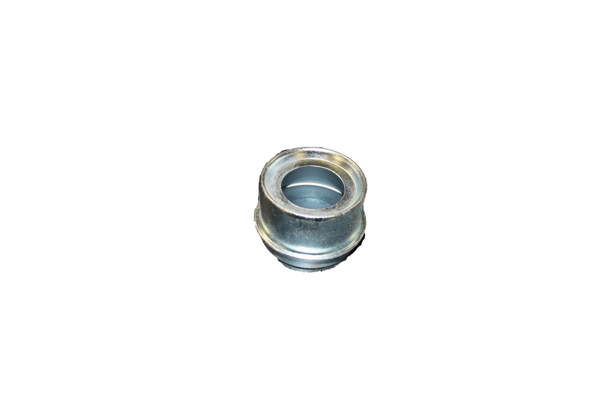 Axle Metal Grease Cap with Rubber Plug