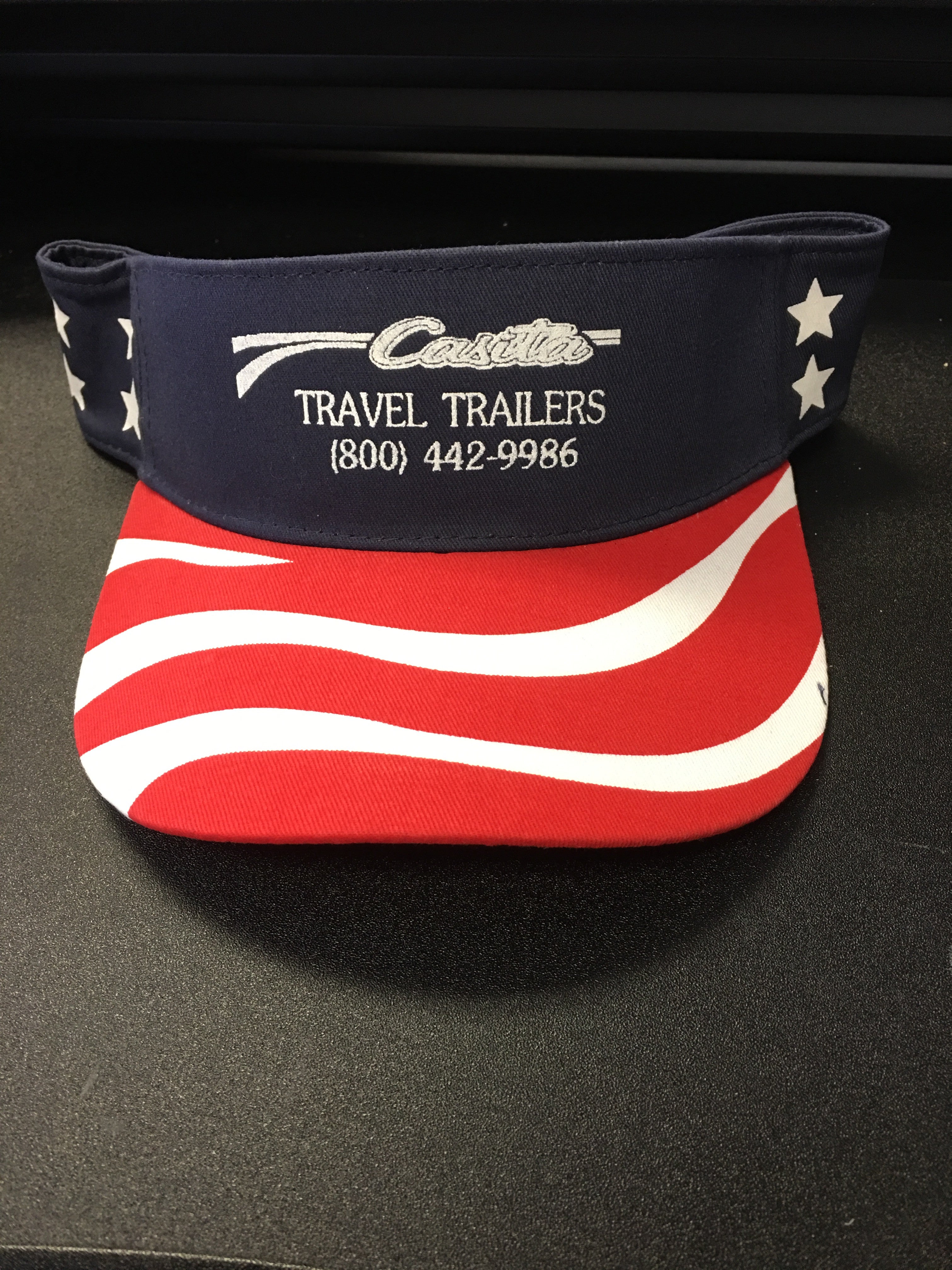 Red, White, and Blue Visor